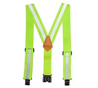 MELOTOUGH Bretelle Perry da uomo, larghezza 5 cm, non in metallo, casual e sul posto di lavoro, Riflettente Lime, s, m, l xl , xxl