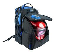 MELOTOUGH Zaino da saldatura per attrezzi e Helme con grande capacità porta casco borsa per bagagli, Zaino Saldatura Blu, L