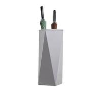 MELPHI Portaombrelli Moderno Portaombrelli Rettangolare in Metallo di Grande capacità, Facile da Drenare, Organizer per Ripiano per Ombrelli Lunghi E Corti (Color : Gray)