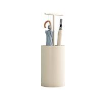 MELPHI Portaombrelli Piccolo, Portaombrelli Autoportante per Ingresso per Bastoncini da Passeggio con Vassoio Antigoccia, Organizzatore Salvaspazio, Decorazioni per L'home Office (Color : off-White)