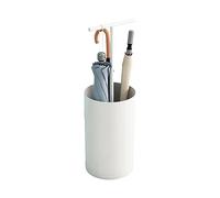MELPHI Portaombrelli Piccolo, Portaombrelli Autoportante per Ingresso per Bastoncini da Passeggio con Vassoio Antigoccia, Organizzatore Salvaspazio, Decorazioni per L'home Office (Color : White)