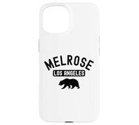 Melrose Los Angeles Retro Hollywood California La Brea Bear Custodia per iPhone 15