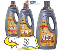 MELT NO SCID- 3x FLACONI DISGORGANTE LIQUIDO Concentrato ALTA RESA-Cod.3LS001