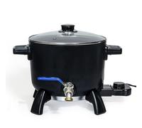 Melter per la creazione di candele, grande vaso per sciogliere la cera da 6 l, con beccuccio, per cera di soia, base di sapone, candele, facile da versare, antiaderente e temperatura