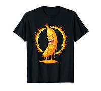 Melting Angry Banana Horror Crazy Fruit Monster Maglietta