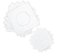 Melting Beads Pegboards - Pannelli forati espandibili ad incastro, modello con base quadrata trasparente, confezione da 14,5 cm, tolleranti al calore, per laboratori artistici e attività domestiche