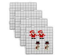 Melting Beads Pegboards,Reusable Heat-Resistant,Melting Bead Boards Sorting Tray - for Pattern Making Beading Art Projects Kids Adults Beginners