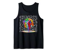 Melting Cube Speed Cubing Tee Vintage Puzzle Giovani Matematica Ragazzi Canotta