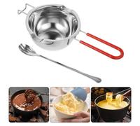Melting Pot Con Cucchiaio Per Mescolare Pentola Di Fusione Crogiolo Cioccolato