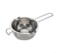 Melting Pot in acciaio inossidabile 304 progettato per sciogliere delicatamente e uniforme il burro di cioccolato e formaggio (304-600ml)