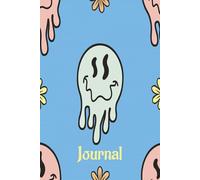 Melting Smiley Journal: Retro Groovy Vibes for Your Thoughts