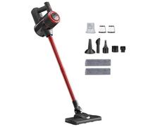 MeLtor Aspira E Lava Pavimenti Casa 5 in 1, 18KPa/120W/35Mins, Lava Asciuga Pavimenti Leggero E Senza Fili Lavapavimenti Senza Filo per Pulizia Domestica/Peli Animali,Red