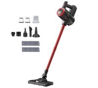 MeLtor Aspira E Lava Pavimenti Casa 5 in 1, 18KPa/120W/35Mins, Scopa Elettrica Che Aspira E Lava Leggero Versatile Scopa Elettrica Senza Fili per Pulizia Domestica/Peli Animali,Red