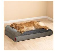 MeLtor Cuccia Memory Foam Cane, per Cani Taglia Grande in Uovo Foam Materasso per Cani Taglia Grande, Idrorepellente AntiGraffio,Sfodrabile Divanetto per Cani,style2-XL(44×32×3in)