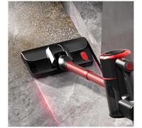 MeLtor Lava E Aspira Pavimenti 5 in 1 Portatile, 400ml Serbatoio, Scopa Elettrica Senza Fili Potente Leggero Versatile Lava Asciuga Pavimenti per Pulizia Domestica/Capelli/Polvere/Lavapavimenti,Red