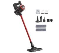 MeLtor Lavapavimenti Senza Filo 5 in 1 Portatile, 400ml Serbatoio, Lavasciuga Pavimenti Senza Filo Leggero E Senza Fili Aspira Lava Asciuga Pavimenti per Pulizia Domestica/Peli Animali,Red