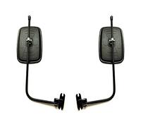 MelTruck® 2 specchietti retrovisori esterni, 232 x 145 mm, diametro 10 mm, E20, universale, per trattore, con supporto per specchietto retrovisore