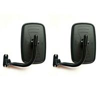 MelTruck 2 specchietti retrovisori esterni, 233 x 145 mm, ø18, universali, trattore, camion, con supporto per specchietto