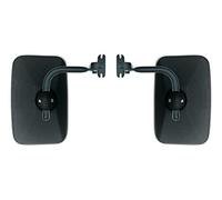 MelTruck® 2 specchietti retrovisori esterni 250 x 165 E20 ø10 - 28 e supporto specchio per trattori NEW HOLLAND