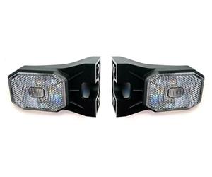 MelTruck 2x Luce ingombro LED con riflettore, E9, 12/24V, sinistra/destra, rimorchio camper camion