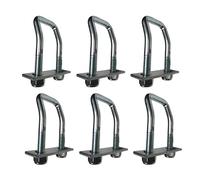 MelTruck® 6 staffe di ancoraggio a U curve per fissaggio del carico M12, 800 kg, gancio di ancoraggio 110 mm