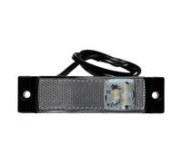MelTruck® Luce di posizione a LED bianca, cavo piatto per camion e rimorchi