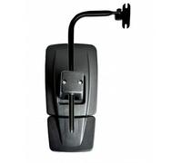 MelTruck Specchietto retrovisore laterale 353 x 182 mm e supporto per specchietto retrovisore, prolunga in metallo per trattore 1 o 2 x (2, 170 x 410 mm, ø18 mm)