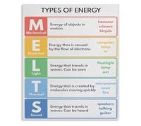 MELTS Types Science Educational Metal Sign STEM Geology Reference Chart For Middle High School Classroom Tutor Center Wall Decor 8 X 12 inch