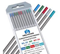 Meltstar TIG Saldatura Elettrodi di Tungsteno Impostazioni Combinazione Cerio puro Lanthanated Terre rare miscela Elettrodi di Tungsteno MIX 1/8 * 7