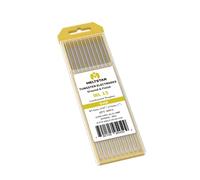 MELTSTAR WL15 Gold 1,5% Lanthanoxid TIG elettrodo di tungsteno Ø 2,4 x 175 mm, 10 elettrodi professionali senza radiazioni per saldatura, lucidatura e levigatura TIG