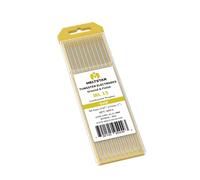 MELTSTAR WL15 Gold 1,5% Ossido di Lantano TIG Elettrodo di Tungsteno Elettrodo Ø1,6 x 175MM 10 Pezzi Elettrodo professionale senza radiazioni per saldatura TIG, lucidatura e levigatura