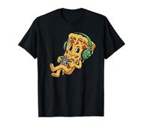Melty Cheese Video Game Controller Pizza Slice Gamer Maglietta