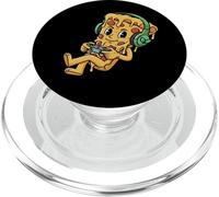 Melty Cheese Video Game Controller Pizza Slice Gamer PopSockets PopGrip per MagSafe