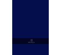 MELUNA Co. Journal: 300 Pages-Ruled | 90 GSM | Cream Paper | Blue Hardcover