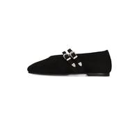Melvin & Hamilton Emily 5 Suede Black, Ballerine Donna, Nero, 39 EU
