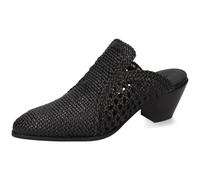Melvin & Hamilton Finja 2 Cow Black Silky, Scarpe décolleté Donna, Nero, 40 EU
