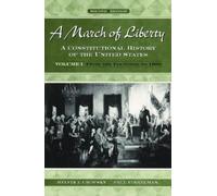 Melvin I. Urofsky Paul Finkelman A March of Liberty: Volume 1 (Tascabile)