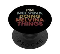 Melvina Name Melvina Personalized Name First Given PopSockets PopGrip Adesivo