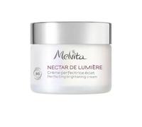 Melvita-Crema perfezionatrice di luminosità Nectar de Lumière-Aumenta la luminosità dell'incarnato-Azione mirata-Tutti i tipi di pelle-99% naturale-Biologico certificato-Vegan-Flacone da 50ml