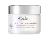 Melvita-Crema perfezionatrice di luminosità Nectar de Lumière-Aumenta la luminosità dell'incarnato-Azione mirata-Tutti i tipi di pelle-99% naturale-Biologico certificato-Vegan-Flacone da 50ml