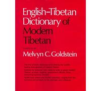 Melvyn C. Goldste English-Tibetan Dictionary of Modern Tibet (Copertina rigida)