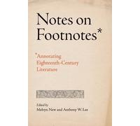 Melvyn New Notes on Footnotes (Tascabile)