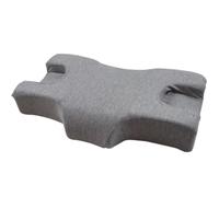 Melyla Cuscino antirughe per chi dorme sulla schiena e sul fianco I per la prevenzione delle rughe del viso, grigio