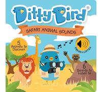 MEMA Publishing DITTY BIRD SAFARI ANIMAL SOUNDS (Libro di cartone)