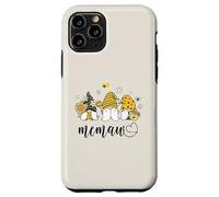 Memaw Grandma Women Cute Gnomes with Bees Sunflower Custodia per iPhone 11 Pro