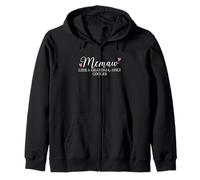 Memaw Like A Grandma Only Cooler Heart Mother's Day Memaw Felpa con Cappuccio
