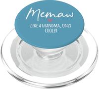 Memaw Like A Grandma Only Cooler Heart Mother's Day Memaw PopSockets PopGrip per MagSafe