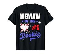 Memaw Of Rookie - Festa di compleanno per primo baseball Maglietta