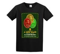Members of A New Race: The Teachings of H.I.M. Haile Sellassie Men's T-Shirt Unisex Black Men Tees L
