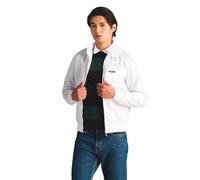 Members Only Original Iconic Racer Jacket Giacca Leggera in Cotone, White, Medium Uomo